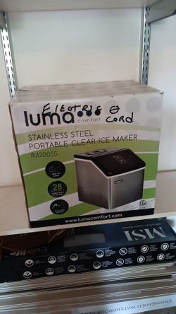 Luma comfort stainless steel portable icemaker
