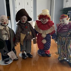 Vintage Heritage Clown Dolls
