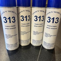 2 Cans Of Foam & Fabric Spray Adhesive 