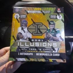 🏈🏈🏈2021 NfL Illusions Football Mega Box🔥brand new UNOPENED FACTORY SEALED‼ 