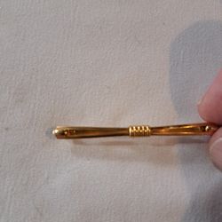 Vintage Forstner Gold Filled Tie Bar Clasp Clip 