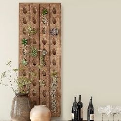 French Wine Bottle Ridding Wall Rack
