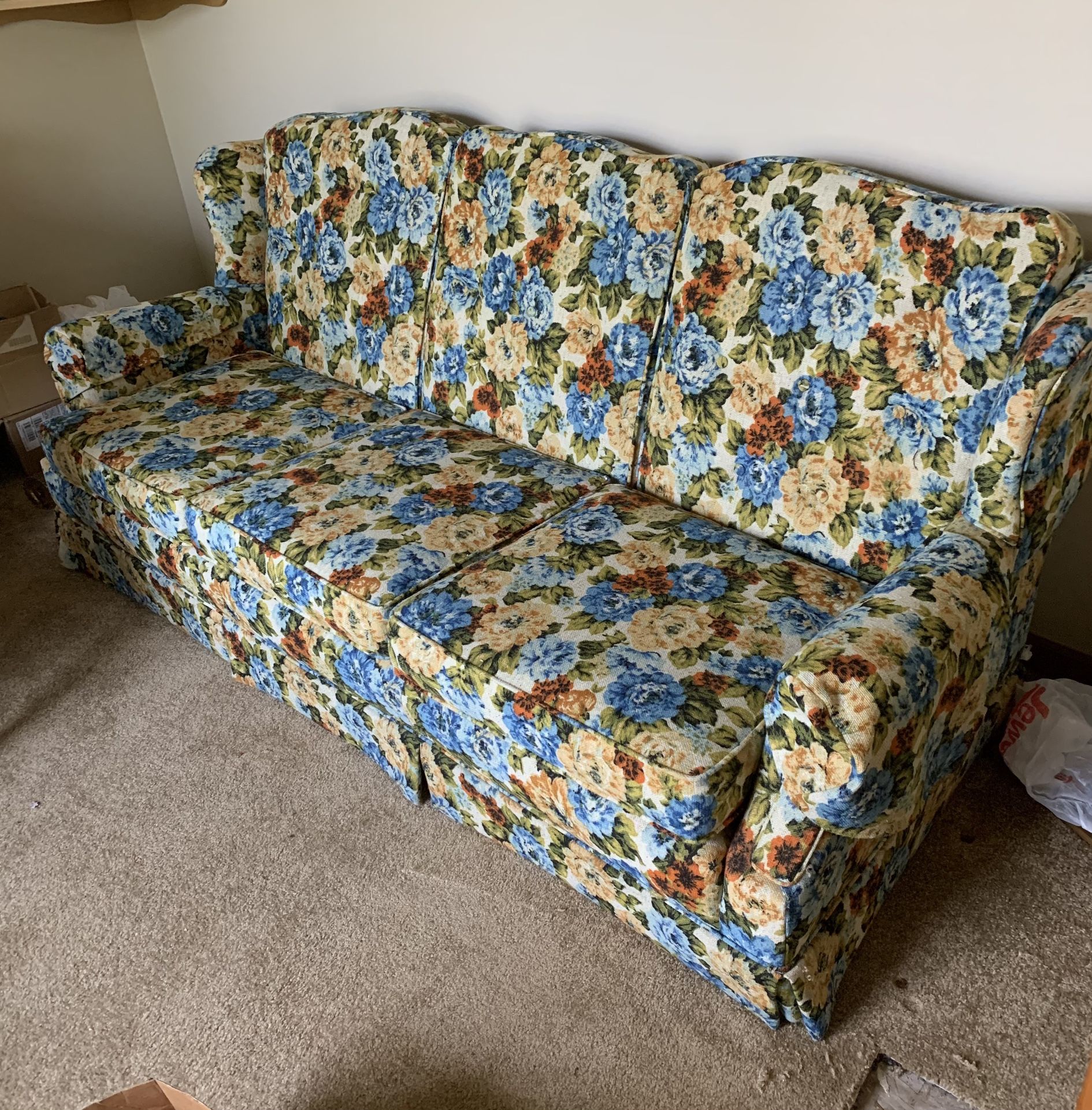 6’ Vintage 1980’s Sofa Couch By Pennsylvania House Good Condition Clean