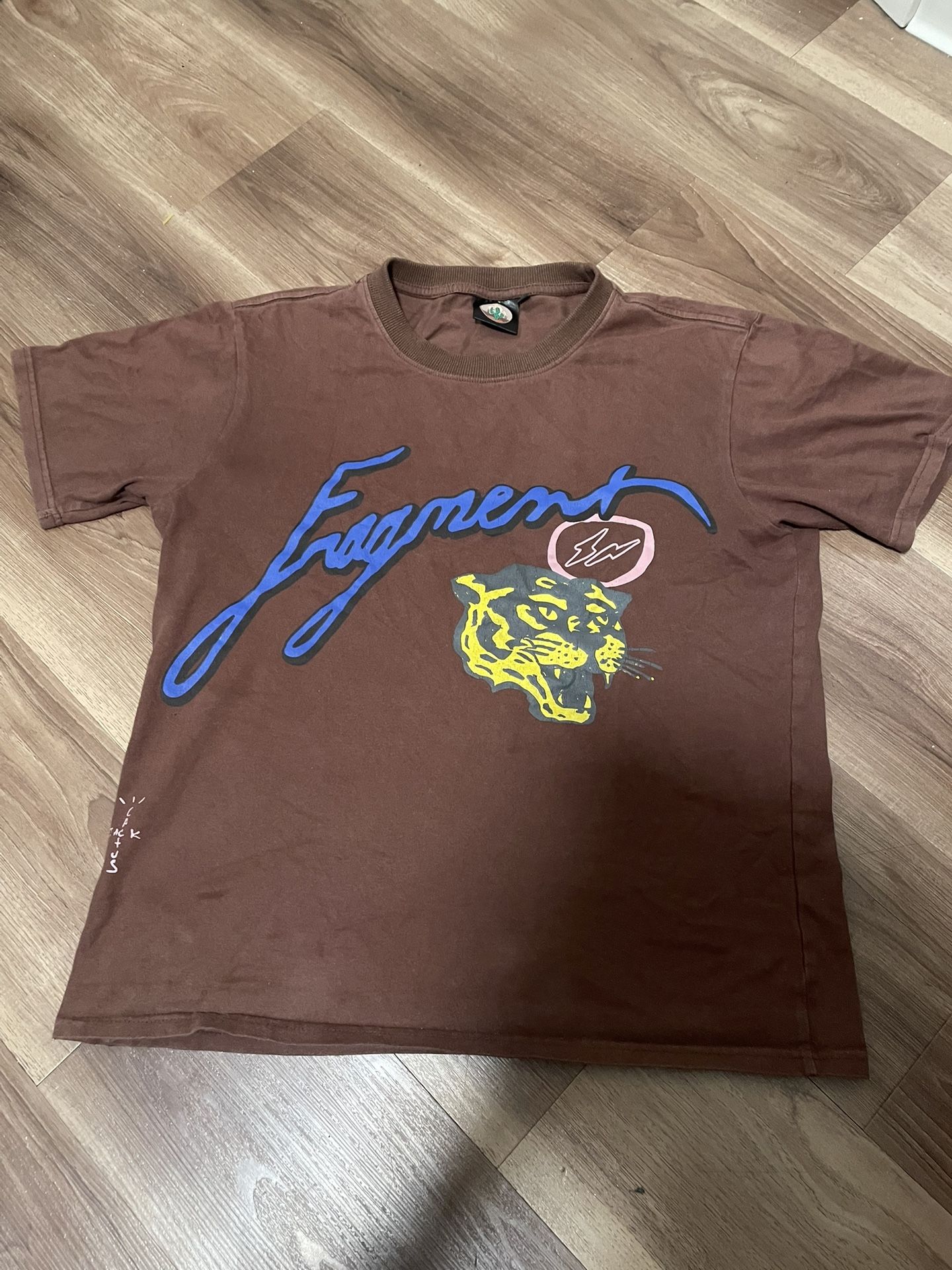 Travis Scott X Fragment Shirt Black And Brown 