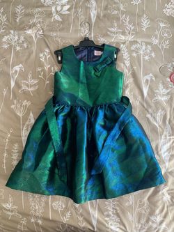 Girls’ Blue-Green Dress