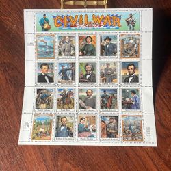 Vintage Civil War Stamps