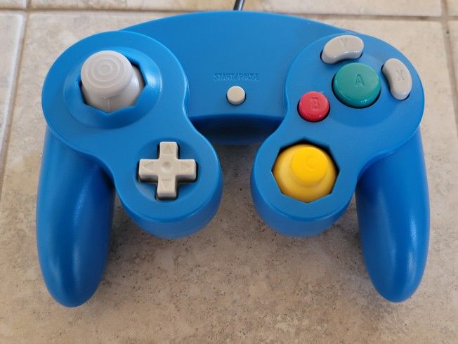 GameCube Controller - Light Blue - Nintendo Wii Joystick