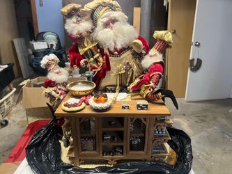 Vintage Santa display