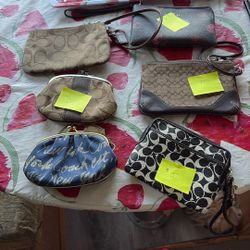 Coach Walket Coin Purse Credit Cards Holder $10 Or  $20 Each