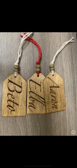 Christmas Custom Stocking Labels. Gifts! 