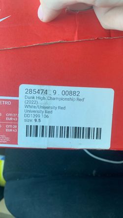 Dunk High Championship Red