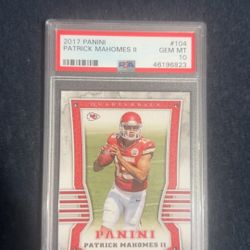 PSA 10 Patrick Mahomes Rookie Card #104