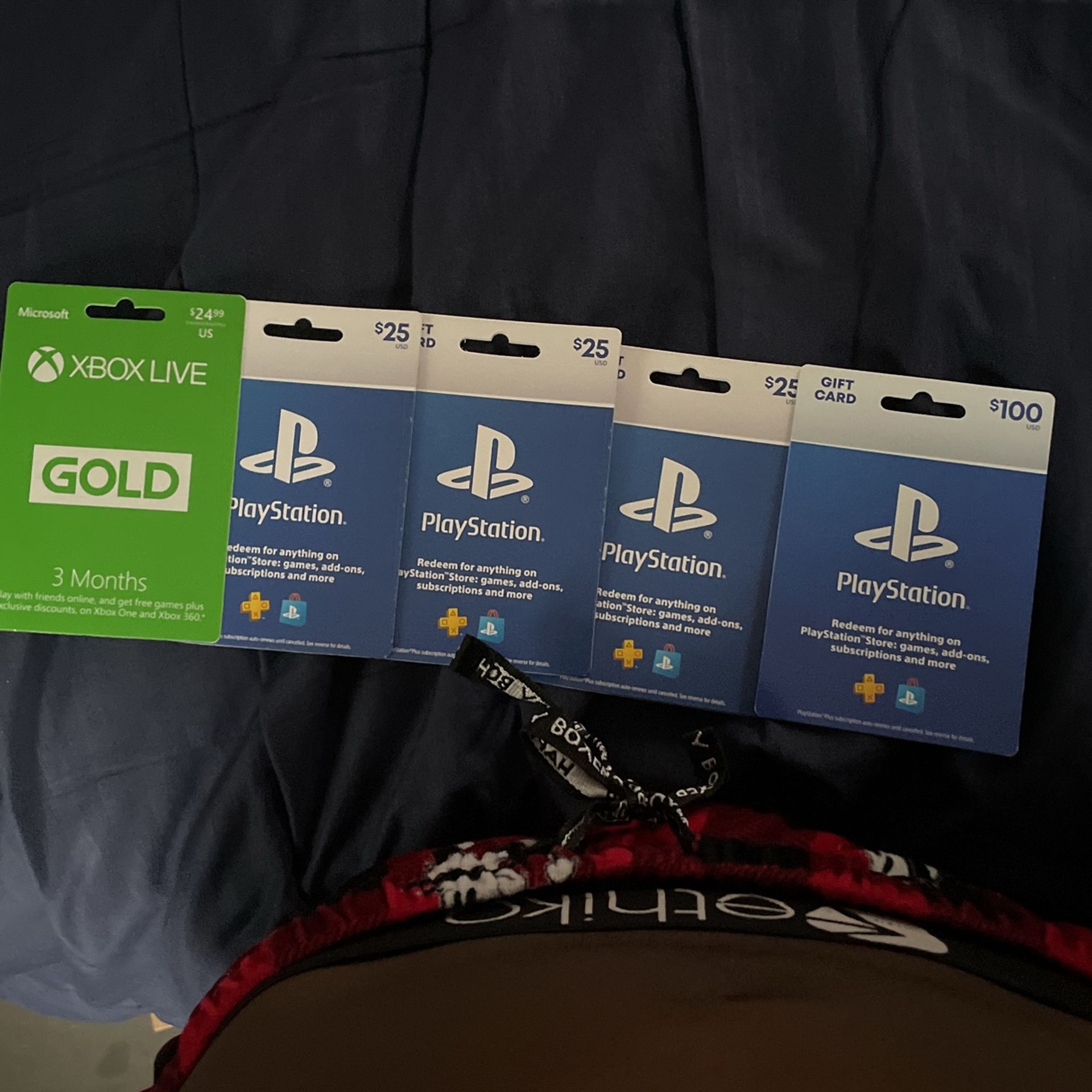 New playstation and xbox cards