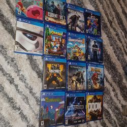 All Ps4 Games Or One Each