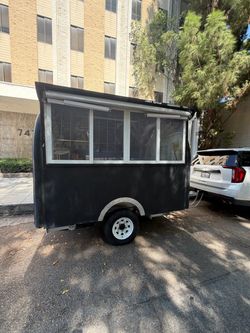Single-Axle Enclosed Concession / Food Vending Trailer with Generator & Sink