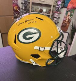 Packers Dave Robinson Autographed HOF Full Size Replica Helmet