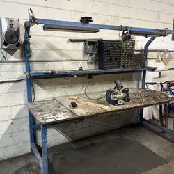 Work Bench And Shelve