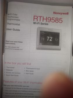 HONEYWELL WIFI TOUCH THERMOSTAT NEW