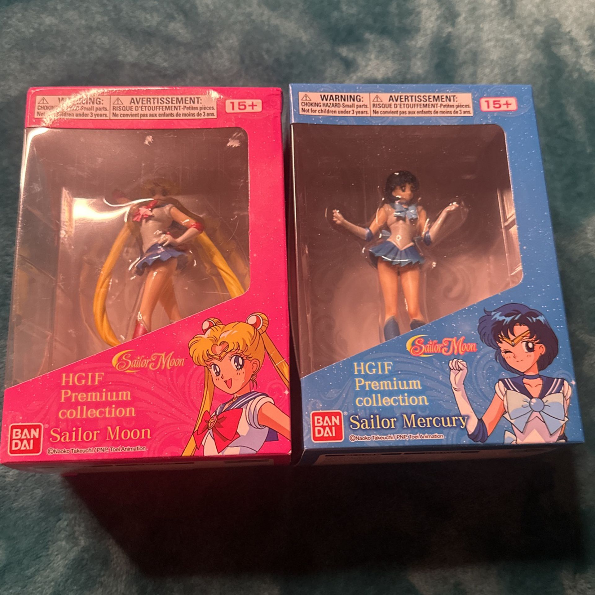 Sailor Moon & Sailor Mercury Collectible Toys 