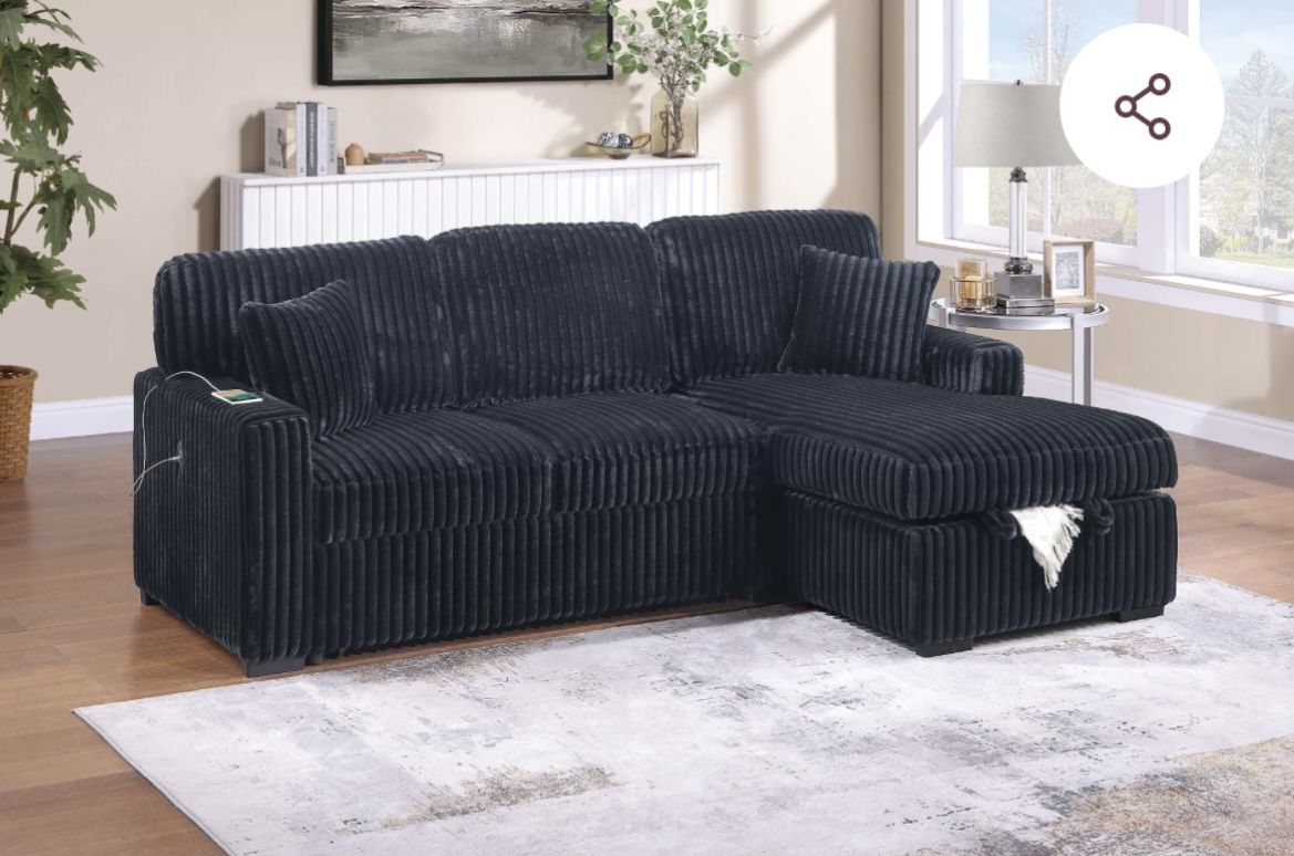 Sectional Sleeper Sofa With Storage