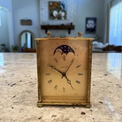 vintage celestial linden quartz clock