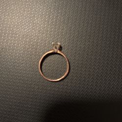 Solitaire Rose Gold Engagement Ring