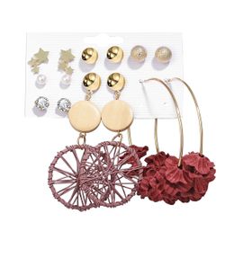 Earrings Set Of 6