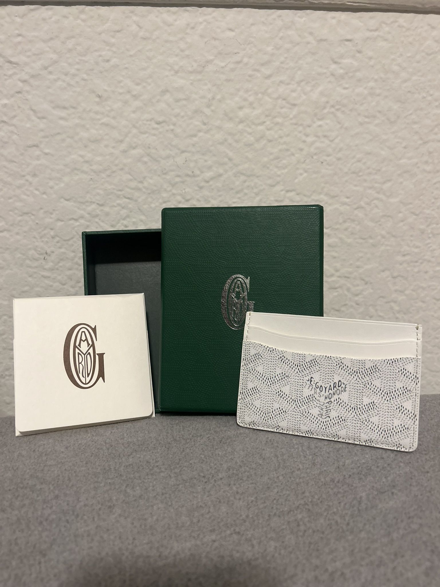 Goyard Wallet White