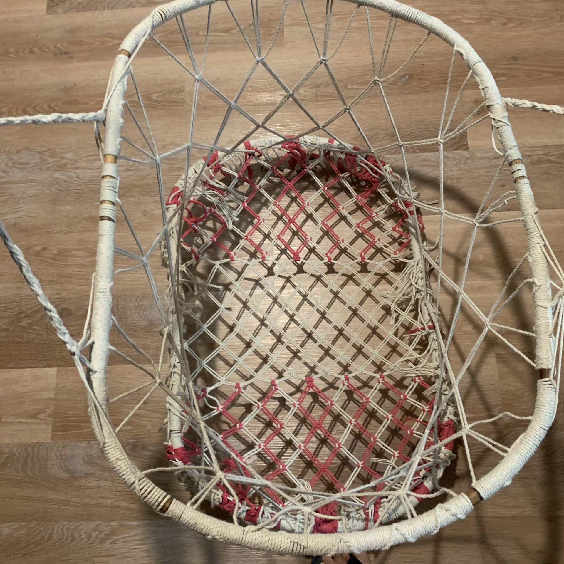 Baby Hanging Woven Basket Swing