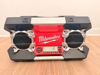 Milwaukee job site speaker.