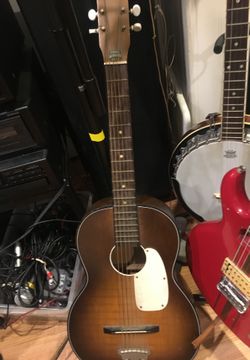 Vintage Kingston slide blues guitar