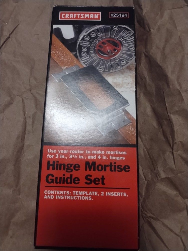 Craftsman Hinge Mortise Guide