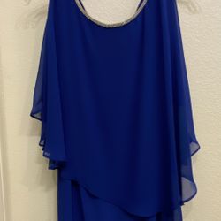 FORMAL COCKTAIL DRESS DIAMOND BACK SZ MED NEW
