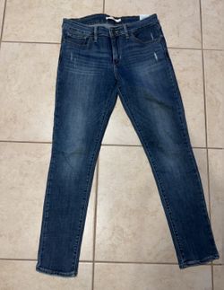 Levi’s 711 Skinny Jeans Women’s Size 30 Medium Wash Stretch Denim