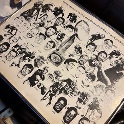 Vintage 1976 OAKLAND RAIDERS PRINT