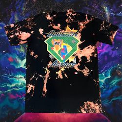 4eartbreak Houston Astros Custom Bleached Tee