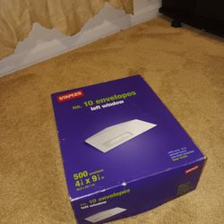 500ct Envelopes No.10 With Left Window 
