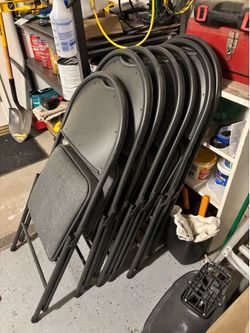 New folding chairs