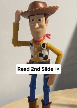 2019 Toy Story 4 Woody 9" Action Figure Disney Pixar Mattel