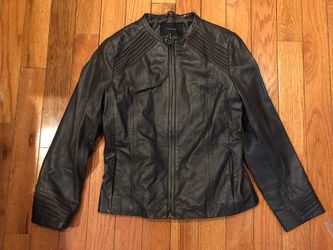 Tahari Faux Leather Jacket