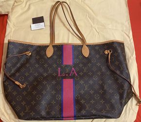 Louis Vuitton Neverfull GM, custom made, comes with clutch!