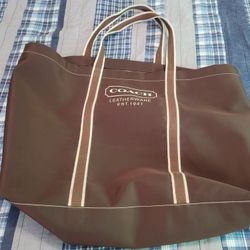 Large COACH TOTE  $75 Firm. Pickup In Oakdale 