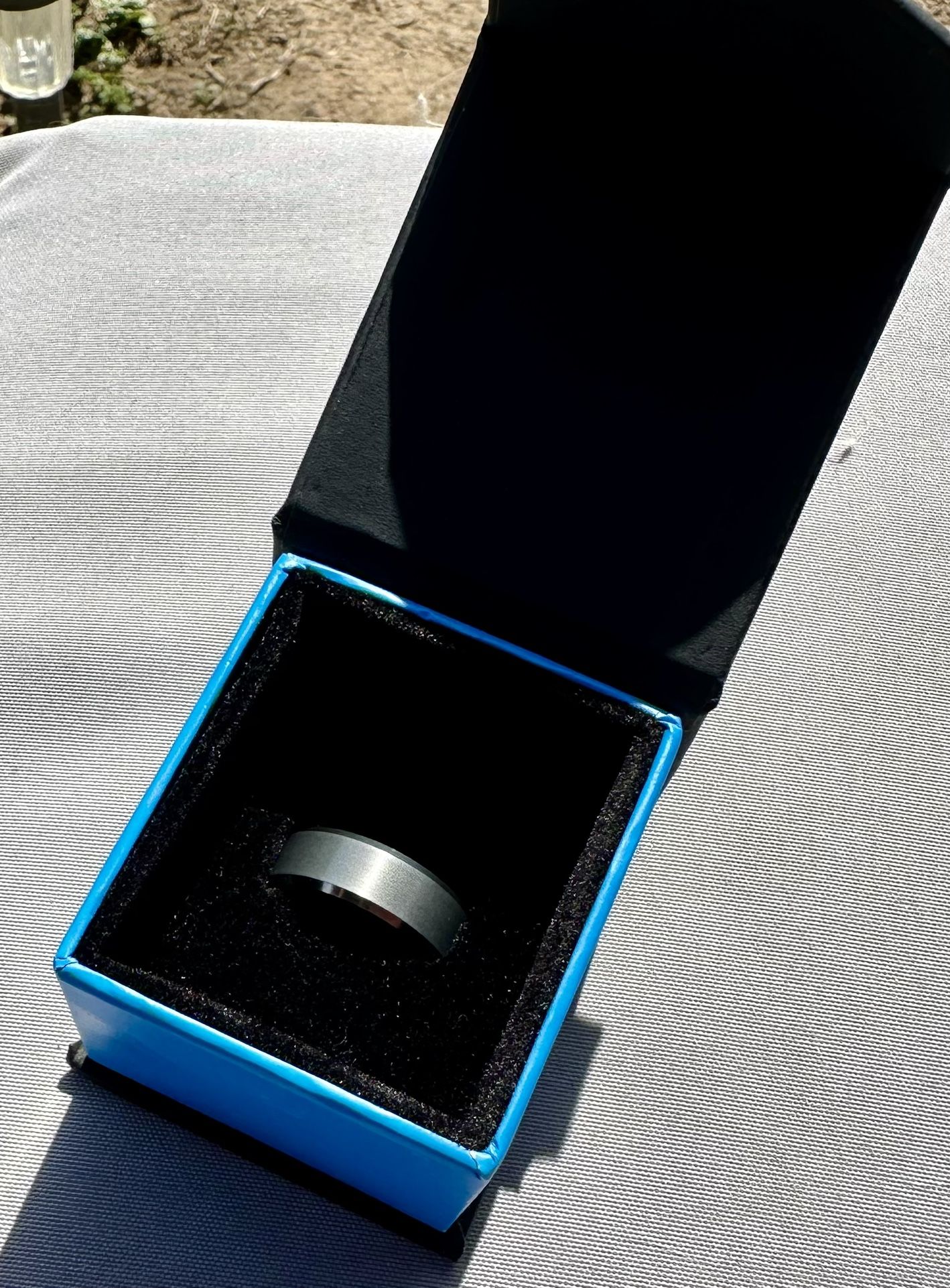 TUNGSTEN MENS WEDDING BAND - Size 10