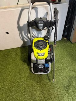 Ryobi 3000 PSI Gas Pressure Washer powered by honda