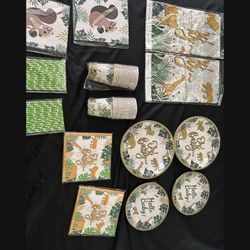 Baby Shower Jungle Theme Party Supplies