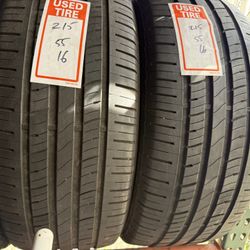 215/55/16 (4 Tires) $160.00/ All 4