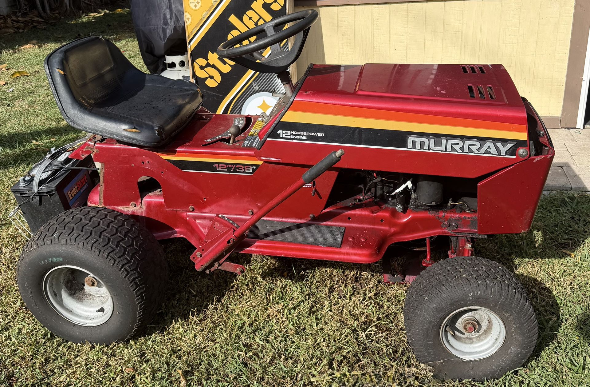 Old School Murray riding Mower