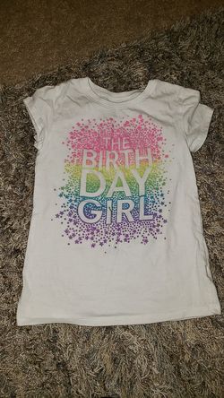 Birthday girl shirt size small 5/6