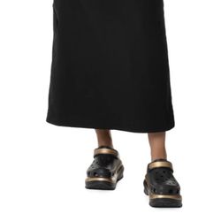 Crocs Mega Crush Metallic Clog - Black/Gold
