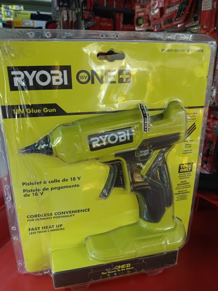 Ryobi ONE + 18V Glue Gun. Tool-Only